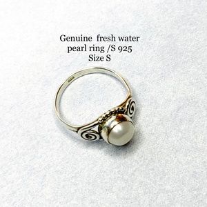 Pearl Ring and sterling silver